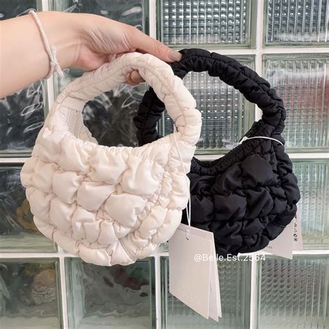 cos quilted micro bag.